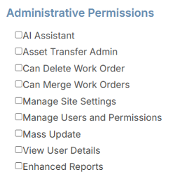 Admistrative Permissions